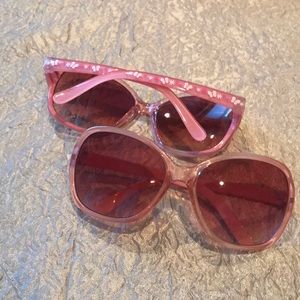 Pink Butterfly Sunglasses